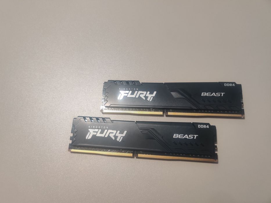 Оперативна пам’ять Kingston Fury DDR4-3200 16384MB (Kit of 2x8192) Beast Black