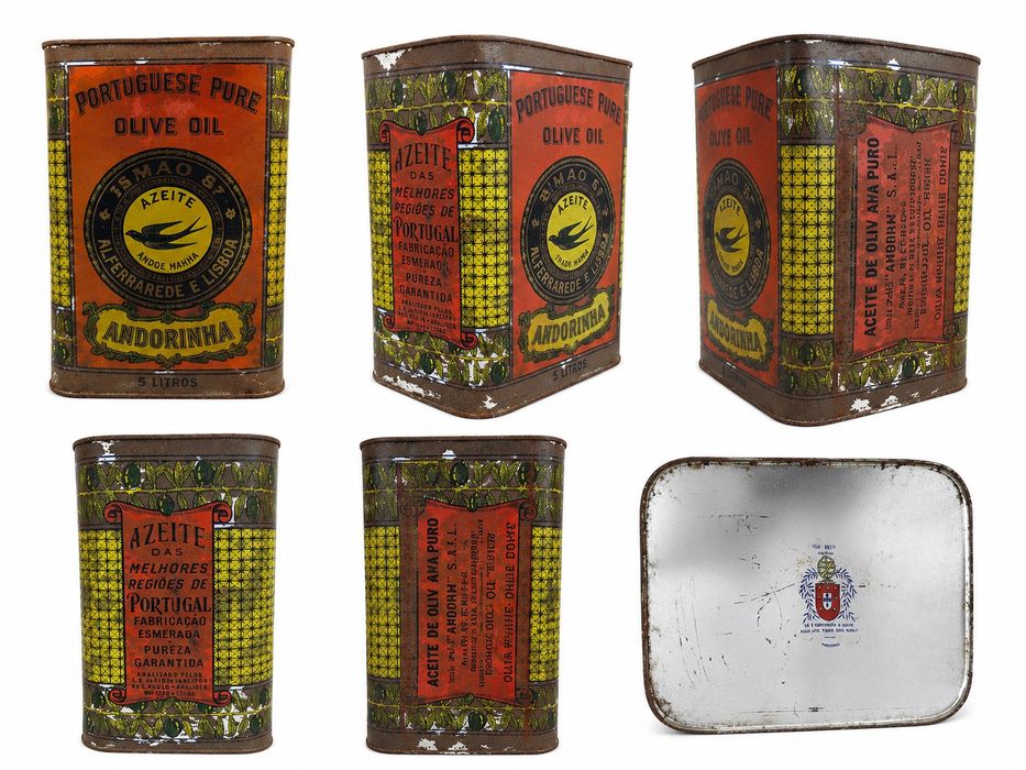 Antiga lata vintage
