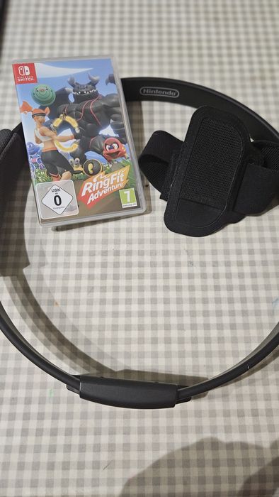 ring fit adventure nintendo switch - com caixa