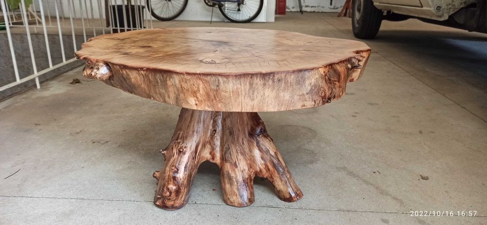 Mesa de centro artesanal