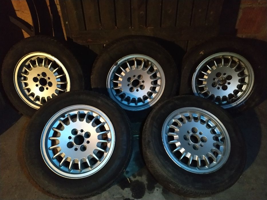 felgi BMW E30 słoneczka 14" 14 cali 5 sztuk 5x6j 4x100 alufelgi koła
