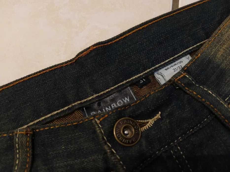 RAINBOW - NOWE! Spodnie Męskie Jeans - pas 86cm/ dł. 105cm