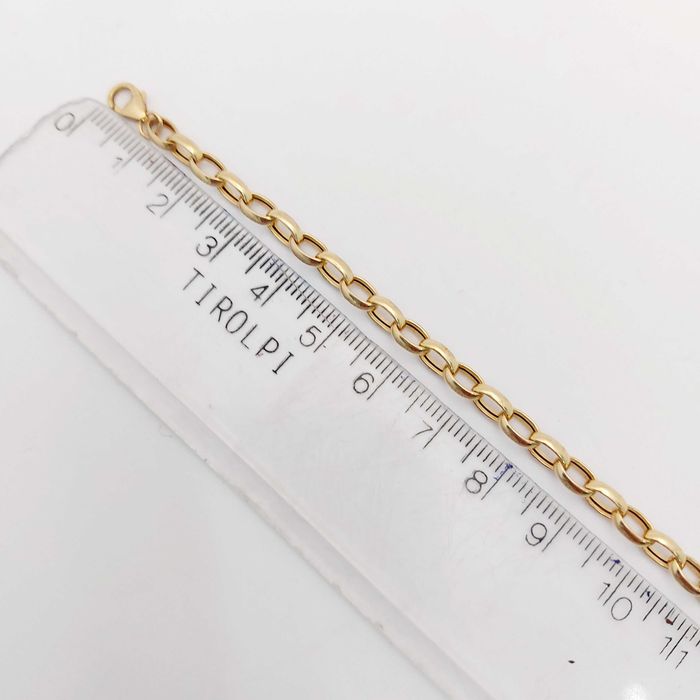 Złota Bransoletka Rolo Charms.