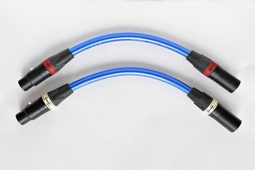 Interkonekt XLR RCA NEOTECH NEMOI-1220 od 30cm srebro monokrystaliczne