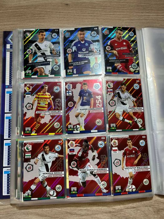 KOMPLETNA Kolekcja Panini Ekstraklasa 2015/16 z Limitkami. Adrenalyn
