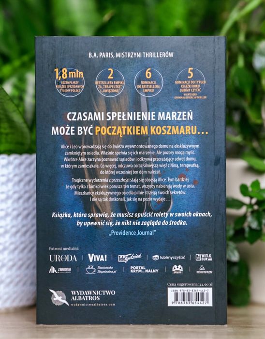 Terapeutka - B.A. Paris - NOWY EGZEMPLARZ