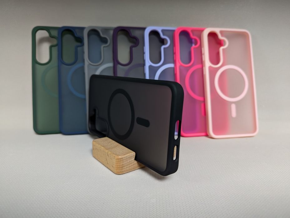 Samsung S25 FE Противоударный чехол BQ MagSafe все модели