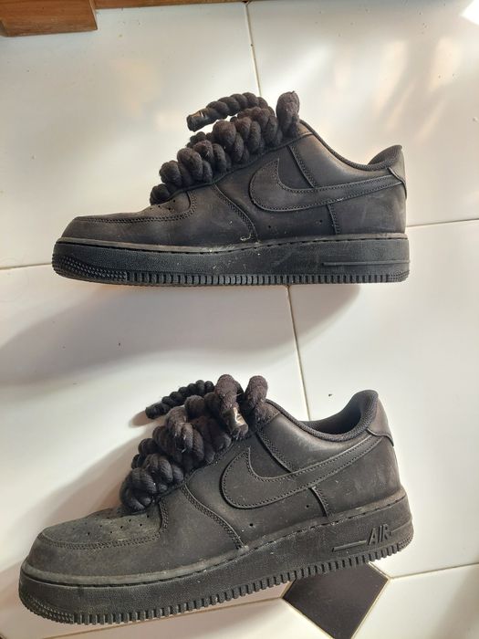 Nike Air Force 1 Rope Laces Black
