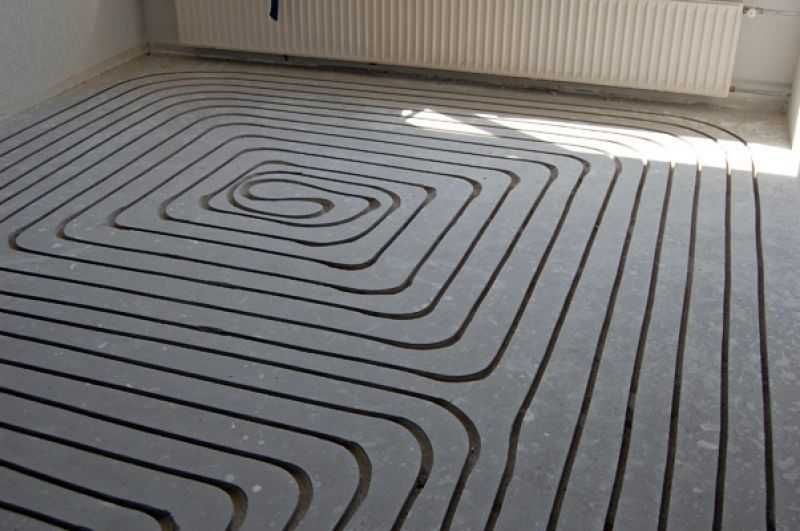 Frezowanie pod ogrzewanie podłogowe