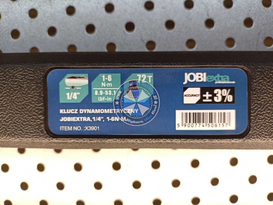 Klucz dynamometryczny 1/4" 1-6Nm Dwukierunkowy! lewy i prawy gwint
