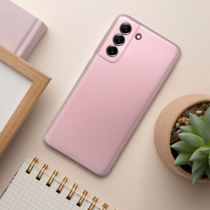 Futerał METALLIC do SAMSUNG S20 FE różowy