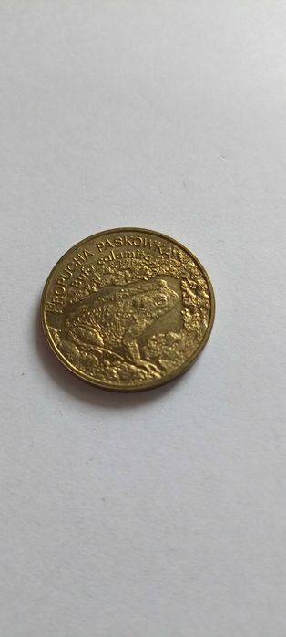 Moneta 2 zł Ropucha paskówka