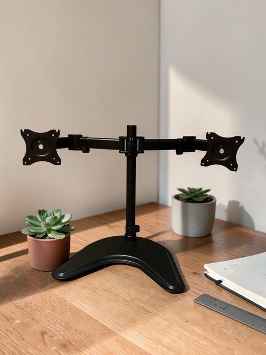 Techly BSM-12M – stojak / uchwyt biurkowy na 2 monitory 13–27”