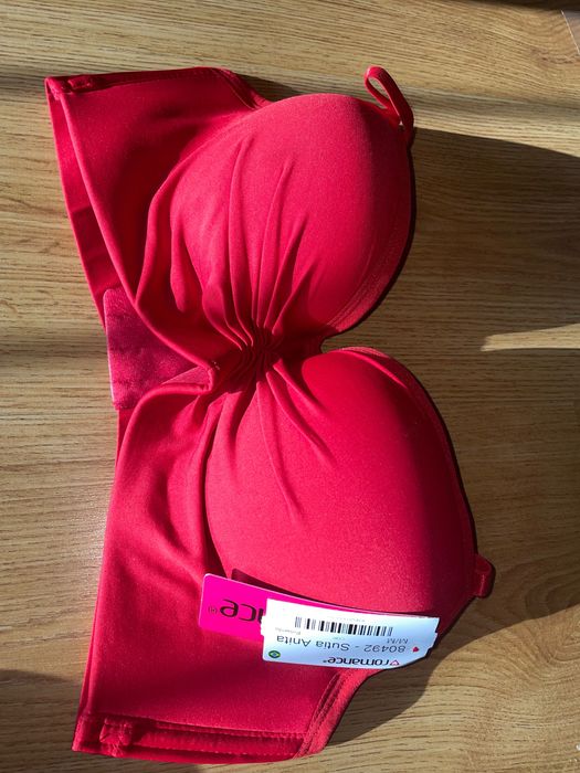 Sutiã Anitta - vermelho e preto