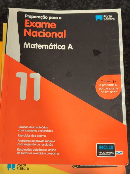 3 Livros - Preparação para exames nacionais