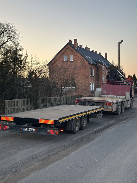 Transport niskopodwoziowy niskopodwozie  HDS LAWETA pomoc drogowa