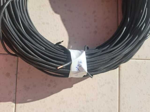 Cabo unifilar preto 0,75 mm² 42,6m
