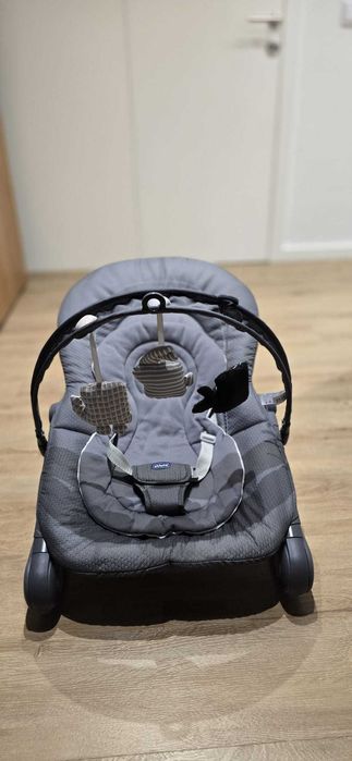 Espreguiçadeira Hooplá Moon Grey Chicco como nova