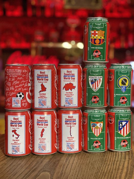 Coleções de latas coca-cola