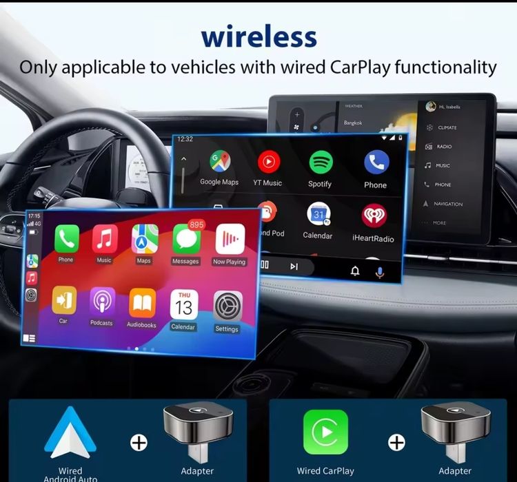 2-в-1 CarPlay Dongle