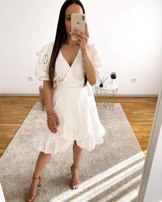 Vestido Bordado Inglês