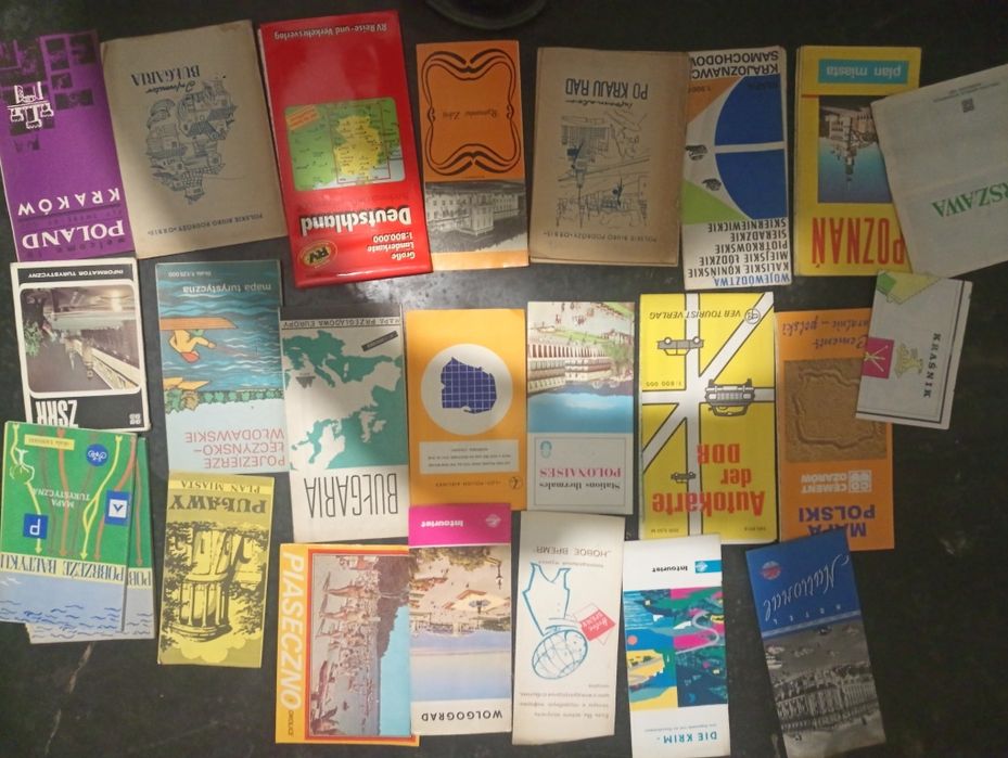 Mapy miast Lublin, Warszawa, Rosja