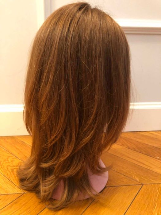 Naturalna peruka słowiańska ciemny blond