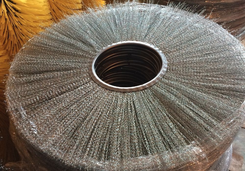 BRODDWAY - szczotka zamiatarka- fi wew. 255 mm - prosty STAL