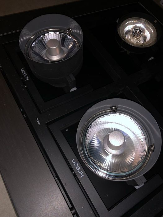 Lampy sufitowe panelowe przemysłowe halogenowe Philips Kreon ZESTAW