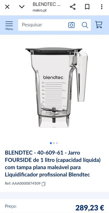 Copo para liquidificadora Blendtec