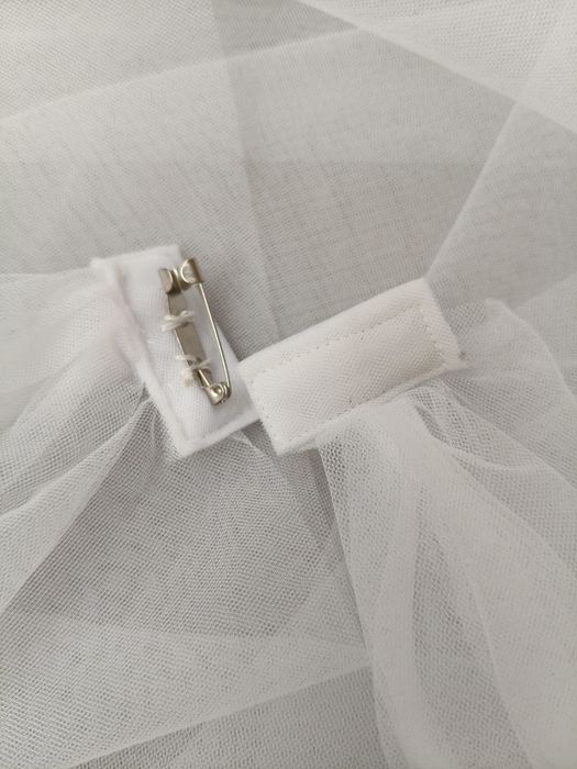 Véu capa branco noiva