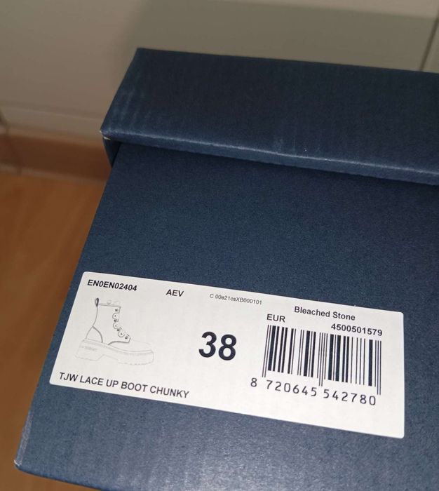 Tommy Jeans Botki sznurowane na platformie r. 38 – TJW Lace Up Boot