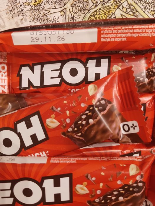 50x Batoniki proteinowe Neoh czekoladowe