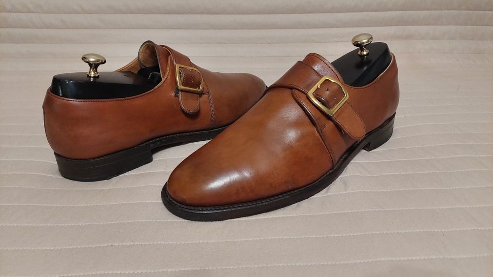 Кожанные монки Barker (обувь,ботинки,кроссовки, одежда,джинсы)