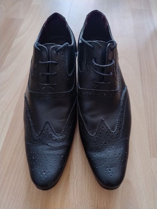 Frank Wright skórzane półbuty eleganckie męskie rozm. 43