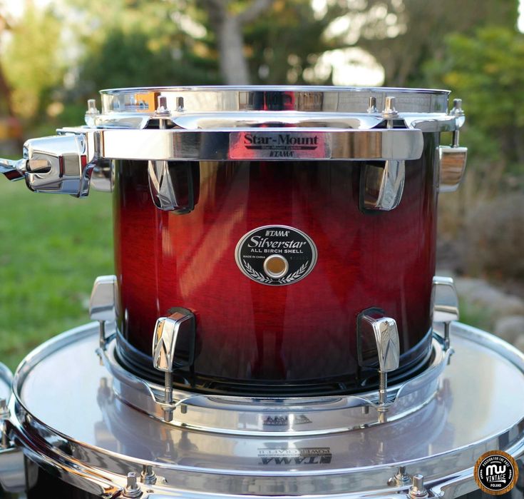 ‼️ Perkusja Tama Silverstar Custom 22”, 10”, 12", 14", 16" Red Black‼️