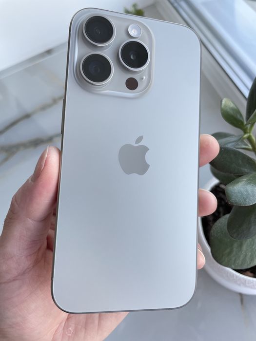 Новий Open Box iOS 17 Apple iPhone 15 Pro Natural 128 Gb Never Lock