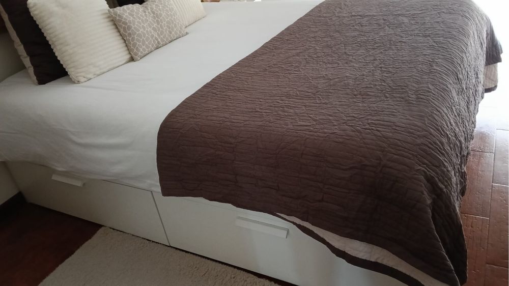 Cama IKEA casal Brimnes