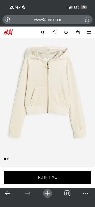 Костюм велюровий hm h&m 134 140