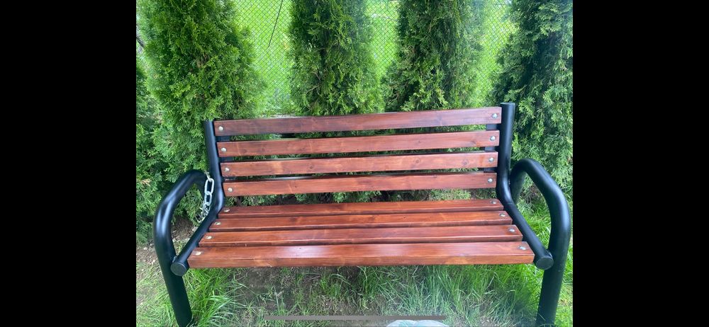 Ławka ogrodowa . Bardzo solidna . Jak nowa . Idealna