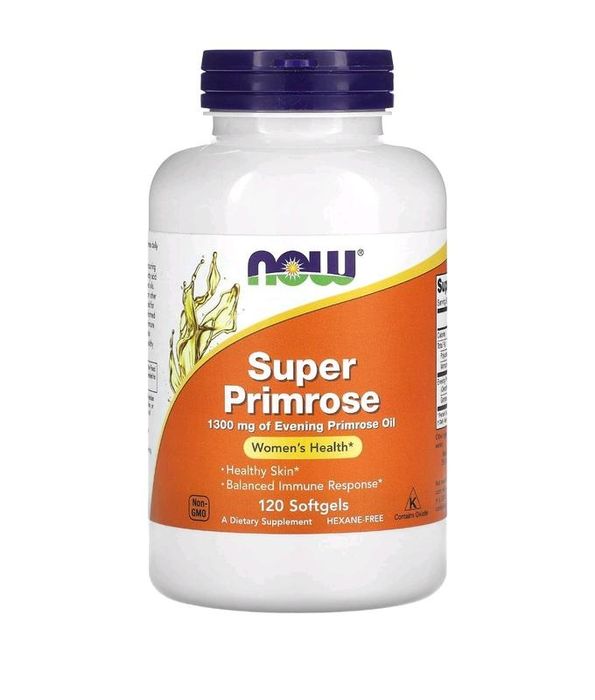 Now foods super primrose, олія примули вечірньої, 1300 мг, 120 капсул