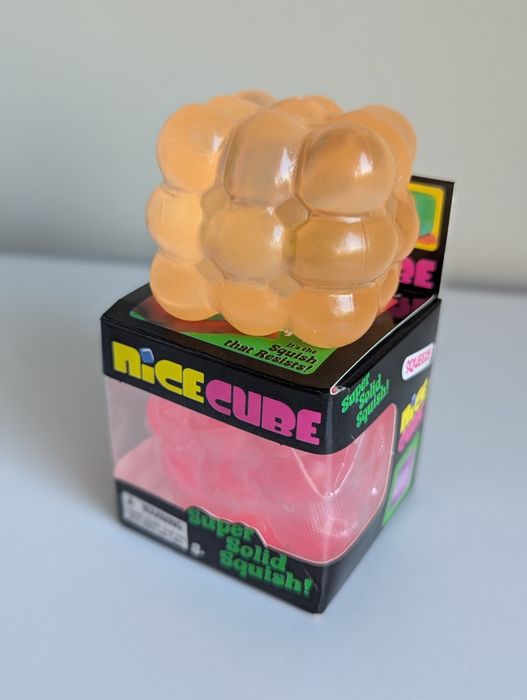 Антистрес NeeDoh Nice Cube Ice Cube Сквіш Кубик льоду. Дамплінг пельмень