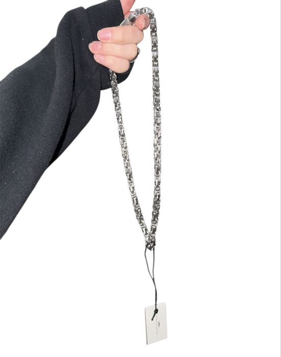 Łańcuszek srebrny (splot królewski)