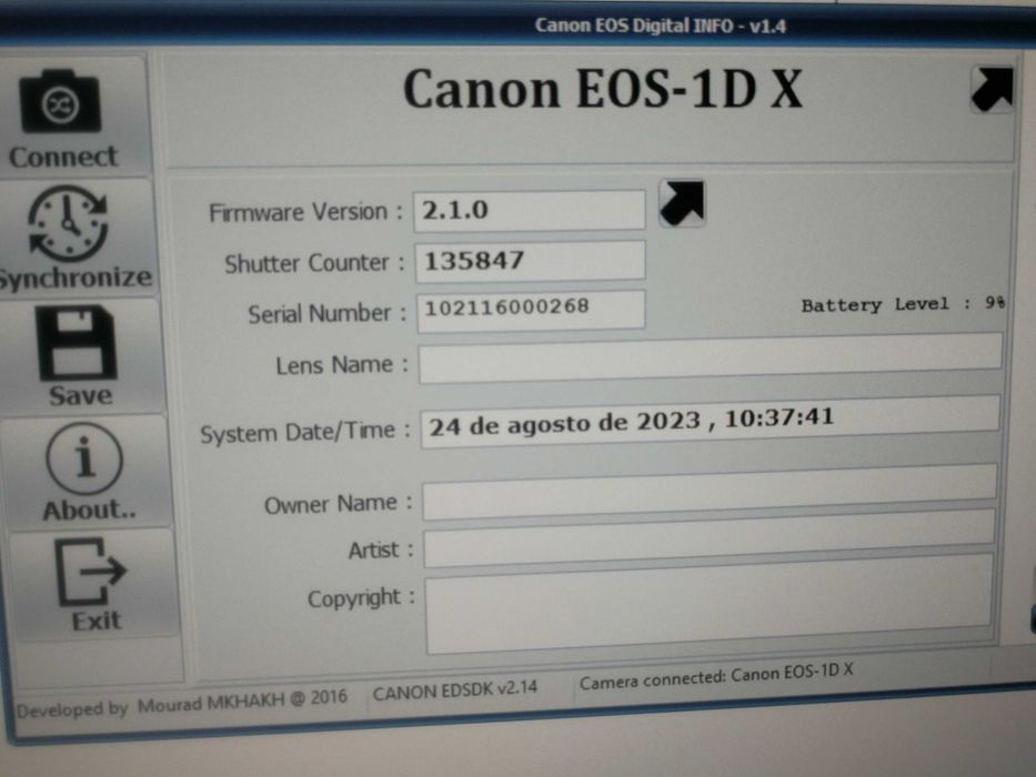 Venho canon 1 DX
