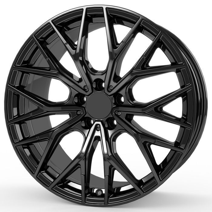 Pasuje do Audi Felgi 18"  A4 A6 Q5  - Czarny Połysk