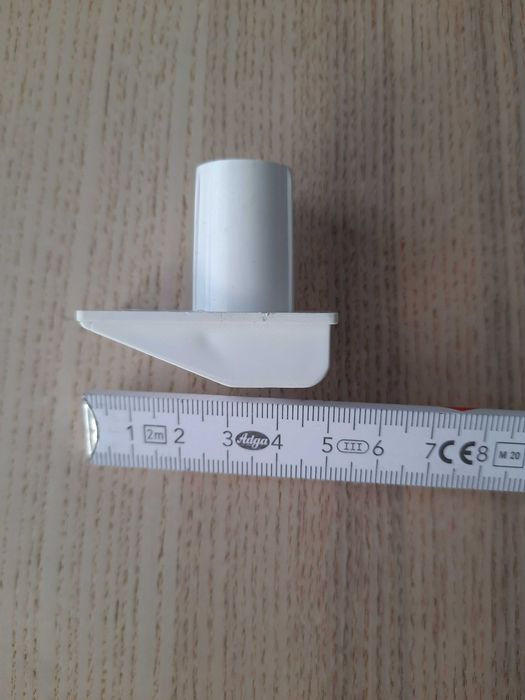 Przelotka paska 14mm - biały do rolet zewnętrznych. Tanio!