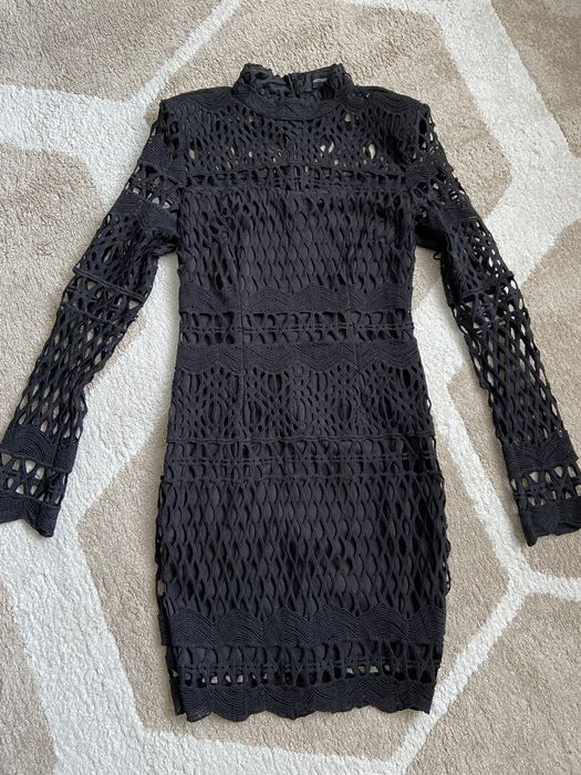 Платье черное короткое