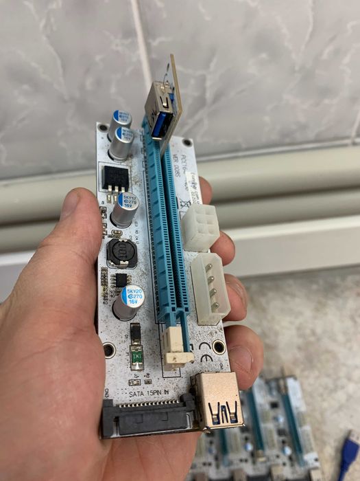 Адаптер-райзер PCE164P-N06 VER. 008S USB 3.0 11 штук