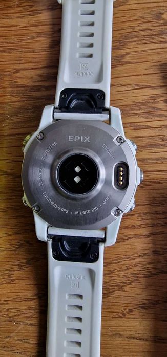 Garmin Epix Gen 2 Sapphire bialy tytanowy + 2 nowe paski  mapa pl topo