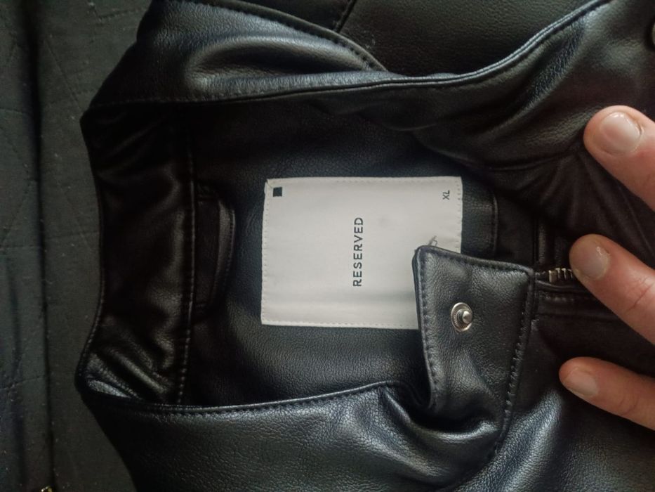 Kurtka skórzana męska Reserved